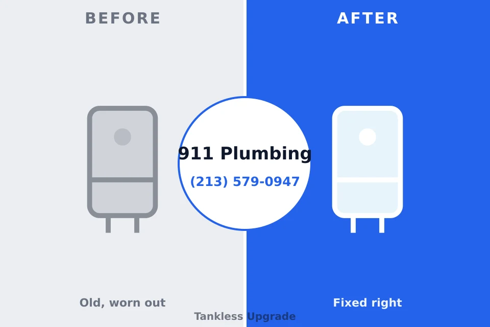 Before and after: plumbing repair Matamoras, PA